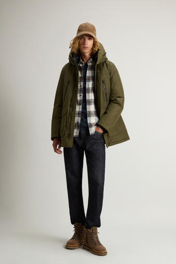 Arctic Parka Evolution in Ramar Cloth Green photo 1 | Woolrich