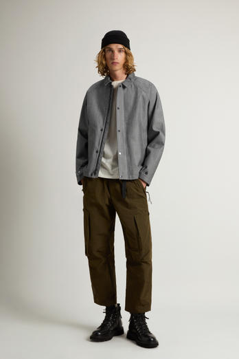 Yarn-Dyed Jacket in Three-Layer Fabric Gray photo 1 | Woolrich
