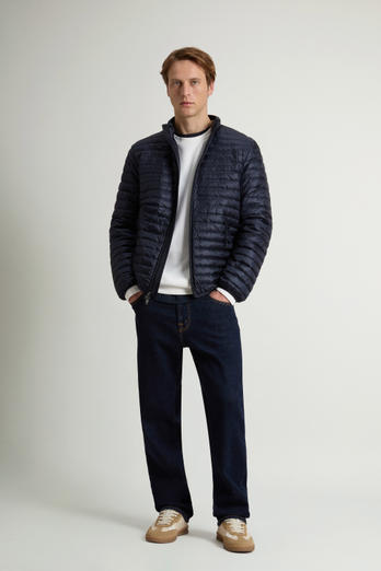 Lightweight Allen Down Jacket in Ripstop Nylon Blue photo 1 | Woolrich