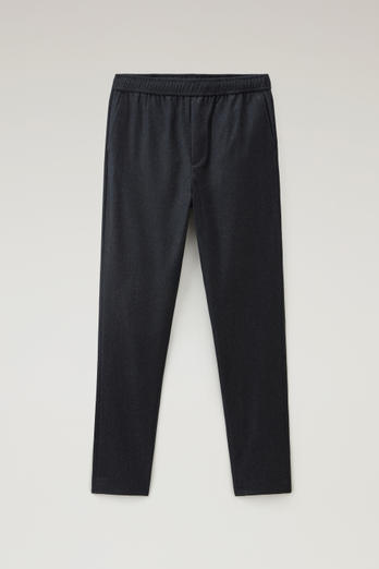Pants in Vitale Barberis Canonico Virgin Wool Flannel Gray photo 1 | Woolrich