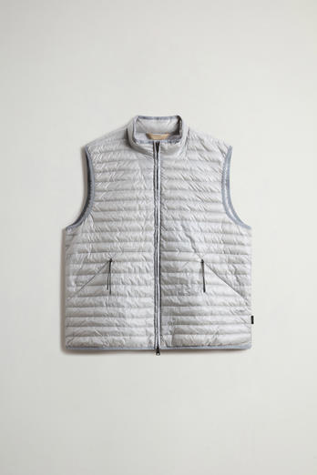 Allen Padded Vest in Ripstop Nylon Gray photo 1 | Woolrich