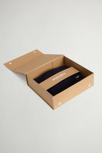 Gift Set with Beanie and Scarf Blue photo 1 | Woolrich
