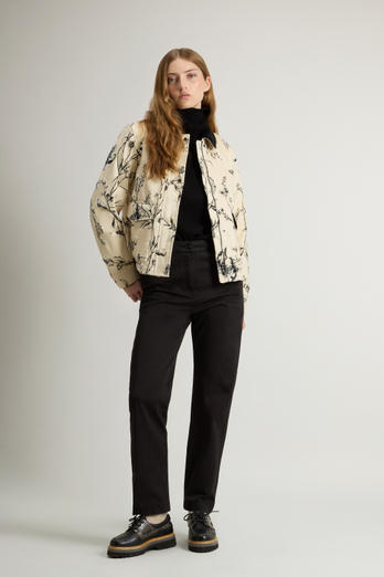 Pontoglio Velvet Jacket with Raised Pattern Beige photo 1 | Woolrich