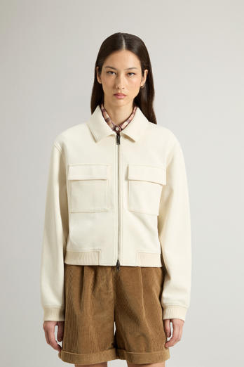 Sweatshirt in Cotton-Blend Interlock White photo 1 | Woolrich