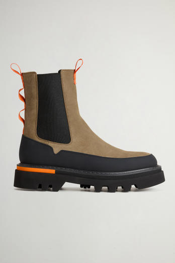 Suede Chelsea Boots by Todd Snyder Beige photo 1 | Woolrich