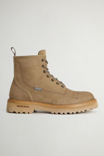 Main Combat Boots in Suede Black photo 1 | Woolrich
